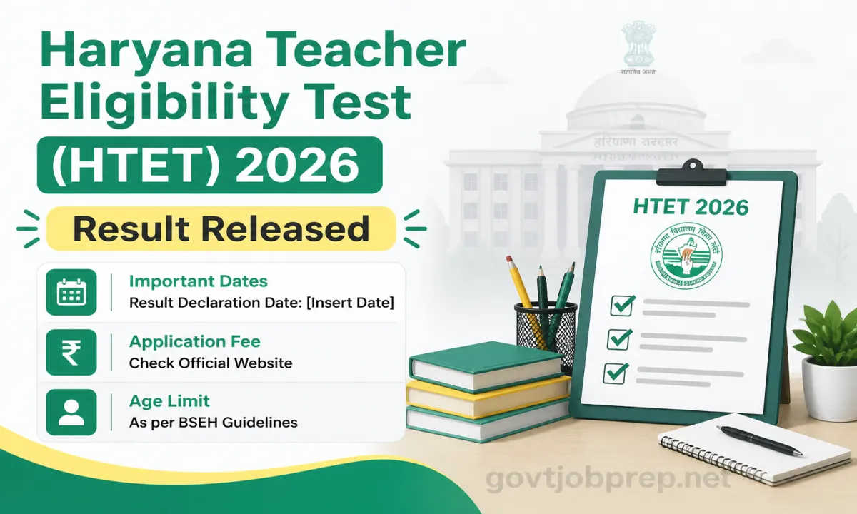 Haryana Teacher Eligibility Test HTET 2026